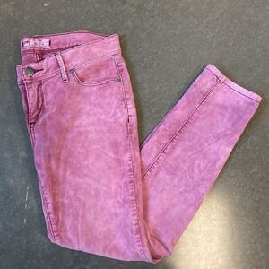Cabi Corduroy skinny jeans pants 2 pink Cotton spandex